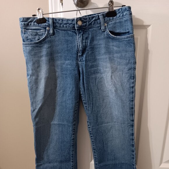 Authentic Designer Paper Denim & Cloth Jeans Denim Cropped Kimberly Size 32 W33" - Picture 1 of 7